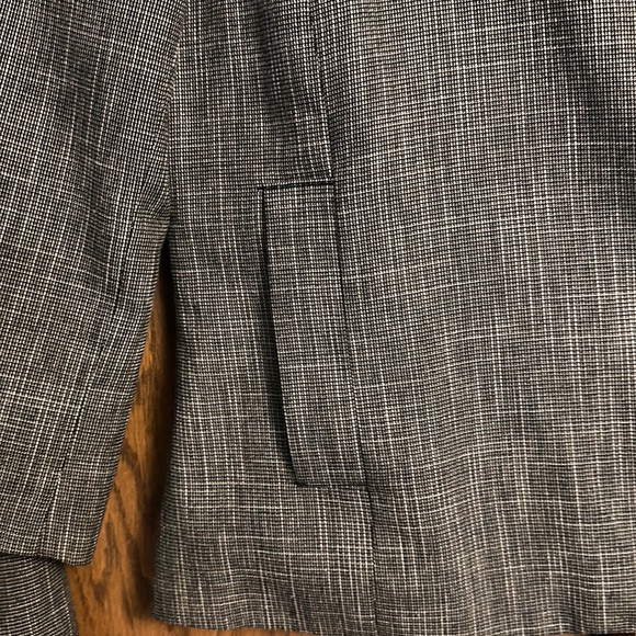 EUC JESSICA WOMENS SZ 12 2 pce suit in neutral bl/white/charcoal - Picture 5 of 14